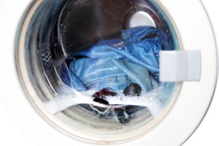 Linen In Automatic Washing Machine